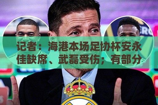 记者:海港本场足协杯安永佳缺席、武磊受伤;有部分梯队球员补充 记者:海港本场足协杯安永佳缺席、武磊受伤;有部分梯队球员补充