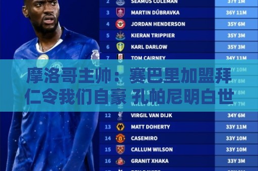 摩洛哥主帅:赛巴里加盟拜仁令我们自豪 孔帕尼明白世界杯最重要 摩洛哥主帅:赛巴里加盟拜仁令我们自豪 孔帕尼明白世界杯最重要